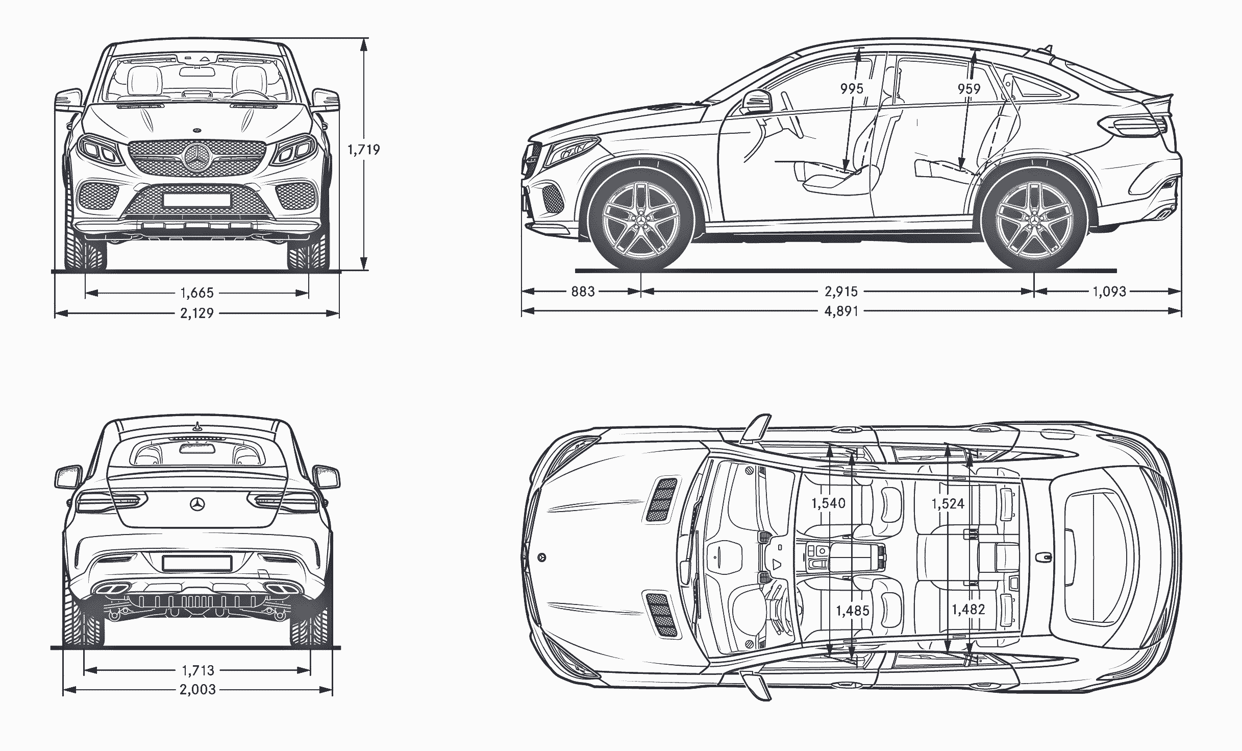 Габариты mercedes gla MercedesBenz GLA design