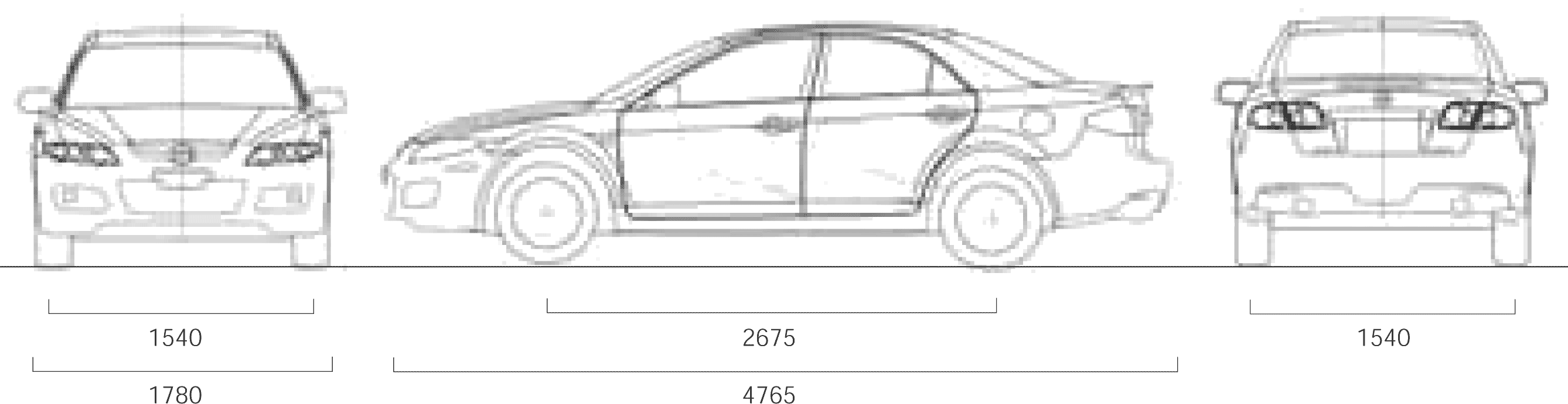 Габариты мазда 3 2008