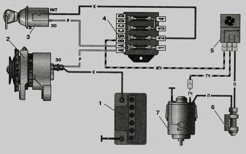 Схема подключения катушки зажигания ваз 2107 карбюратор