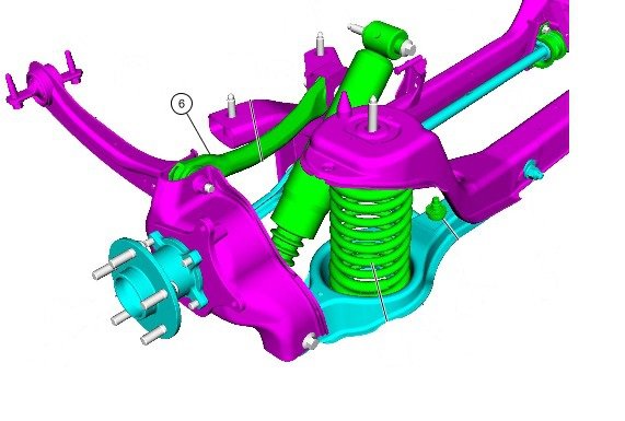 Схема задней подвески форд фокус 2 рестайлинг
