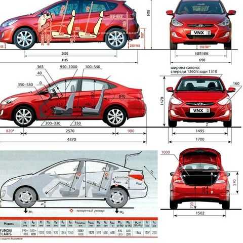 Хендай солярис 2013 размеры