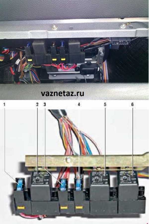 Предохранители под бардачком ваз 2107 инжектор схема