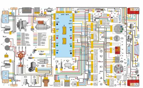 Схема гбц ваз 2107